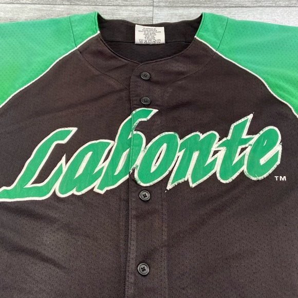 Chase Authentics Labonte Nascar 18 Baseball Jersey Button Short Sleeve Shirt - Picture 6 of 16